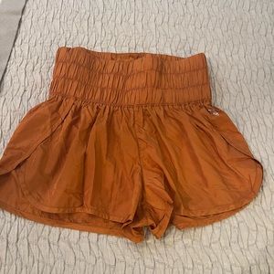 Burnt Orange Free People Shorts